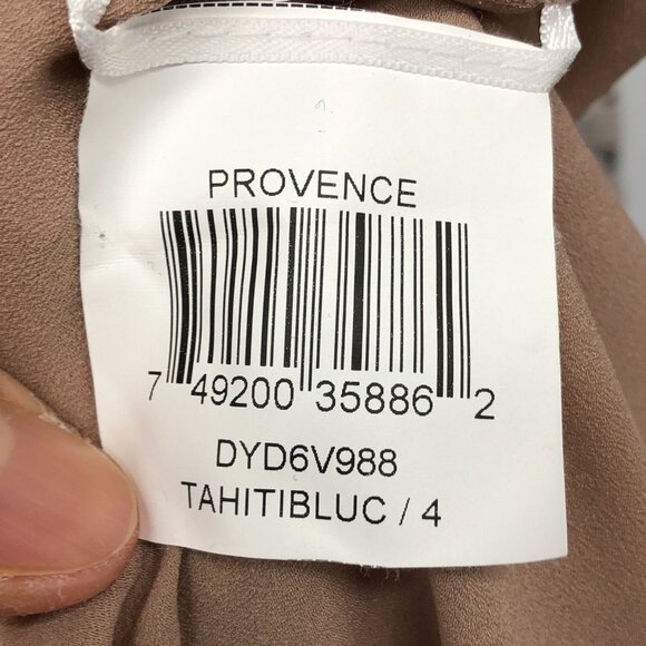 BCBGMaxAzria Tahiti Blue Combo Provence Sleeveless Open-Back Gown Maxi Dress 4 - Picture 14 of 16
